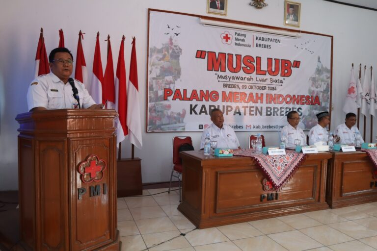 Sri Gunadi Parwoko Terpilih Pimpin PMI Brebes